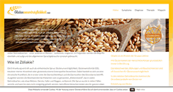 Desktop Screenshot of glutenunvertraeglichkeit.info